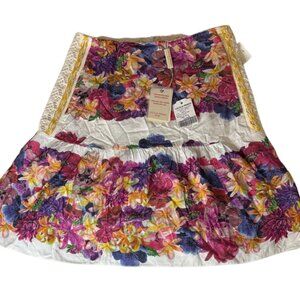 Cecilia Prado Floral Mini Skirt – Size P/S – NWT – Flawed